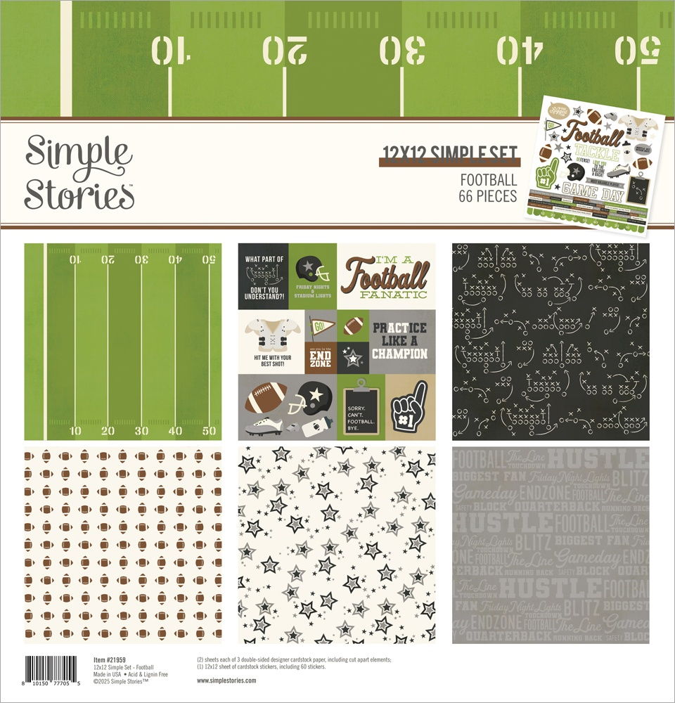 Simple Stories Football Collection Kit