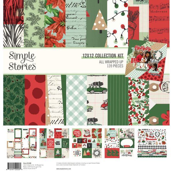 Simple Stories Collection Kit 12"X12"-All Wrapped Up