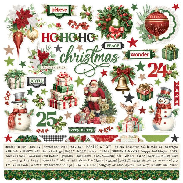 Simple Stories Cardstock Stickers 12"X12"-Simple Vintage Believe