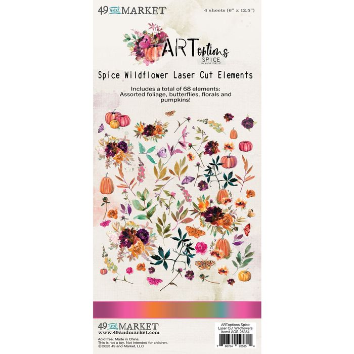 49 and Market Artoptions Spice Wildflowqer Lacer cut element