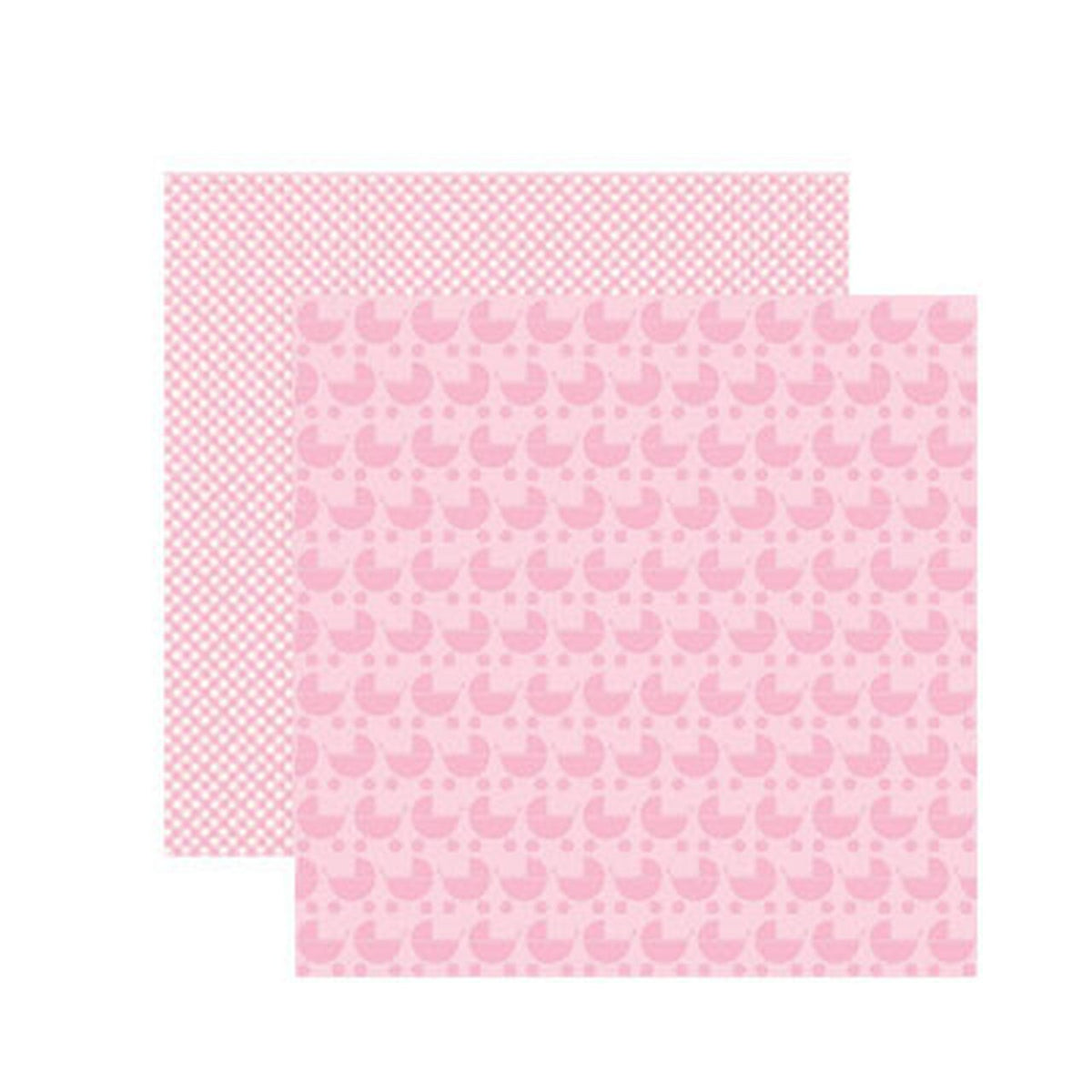 Reminisce Baby Basics: Baby Girl Pram DS Paper (1 Sheet)