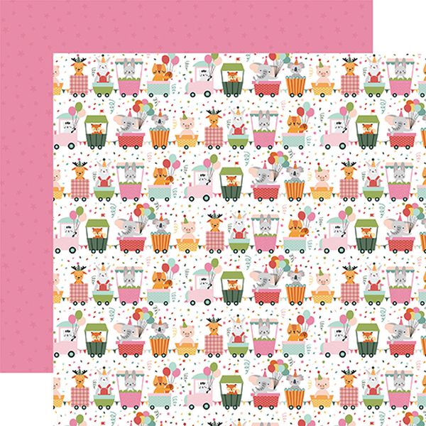 Echo Park A Birthday Wish Girl: Birthday BFF 12x12 DS Paper (1 Sheet)