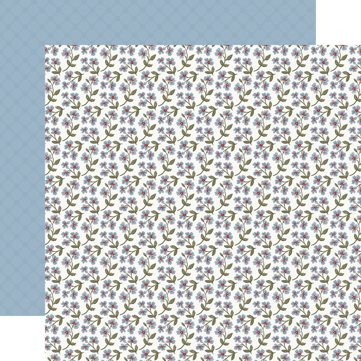 Carta Bella Americana Summer: Summertime Floral 12x12 Patterned Paper