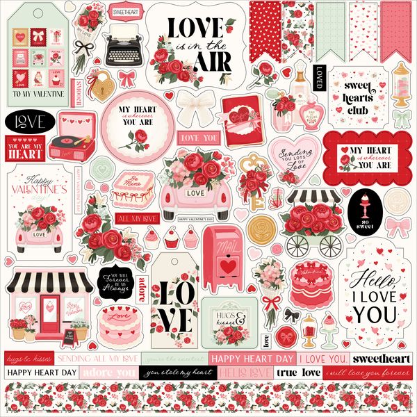 Carta Bella Be Mine Element Sticker