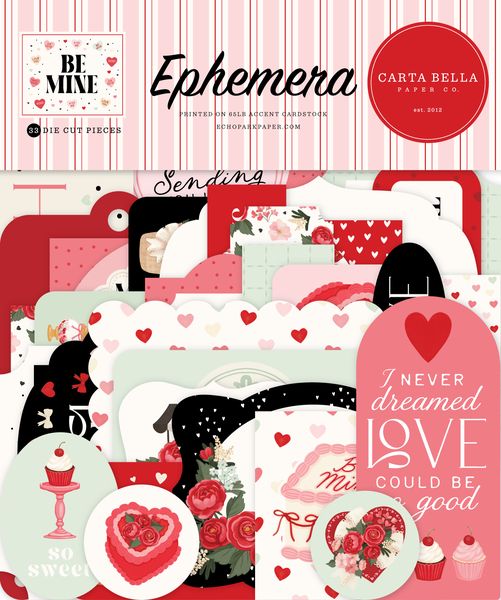 Carta Bella Be Mine Ephemera