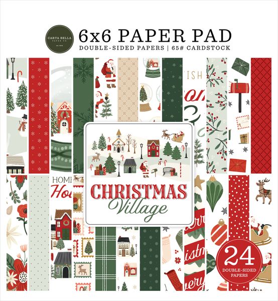Carta Bella Christmas Village 6x6 DS Patterned Paper Pad