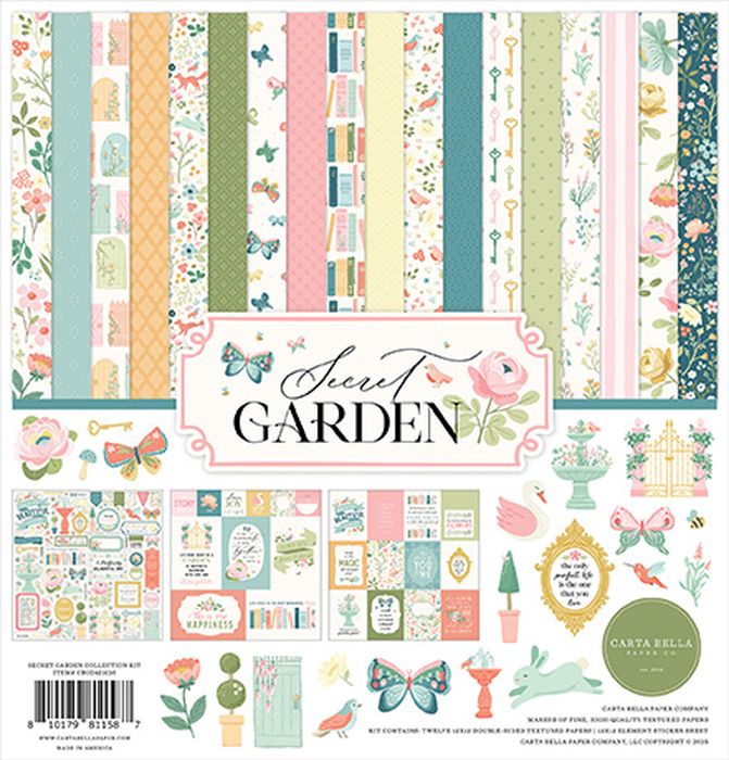 DISC - Carta Bella Secret Garden Collection Kit