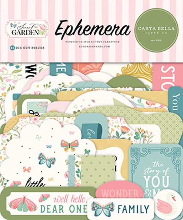 Carta Bella Secret Garden Ephemera