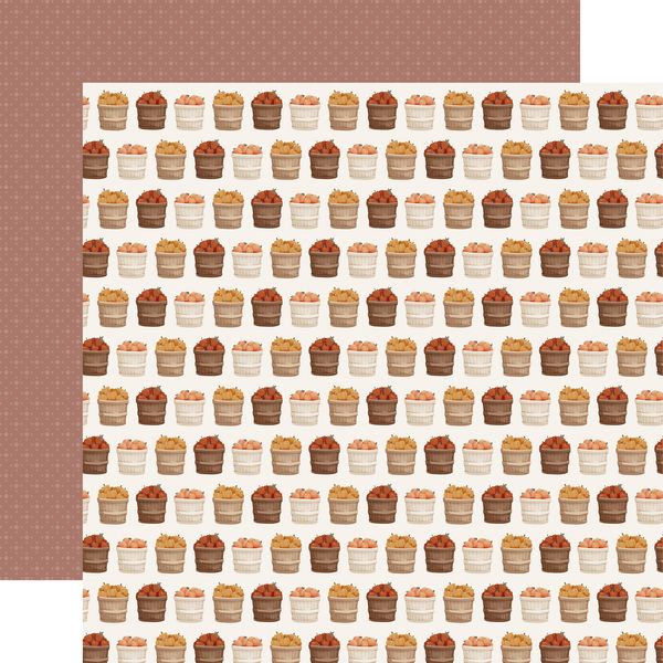 Carta Bella It's Autumn: Harvest Bushels 12x12 DS Patterned Paper