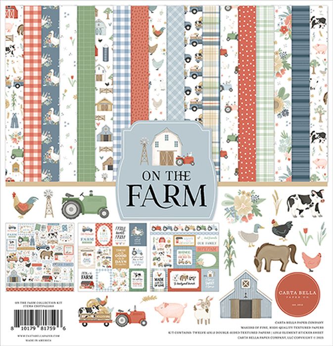 Carta Bella On The Farm Collection Kit