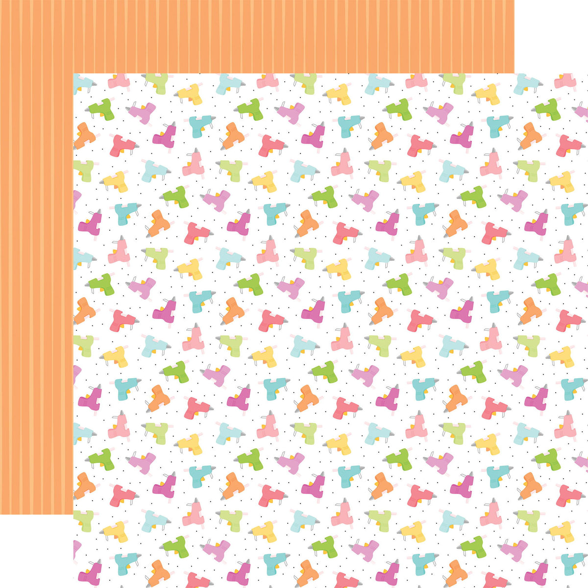 Echo Park Craft Room Hot Glue Guns DS Paper (1 Sheet)