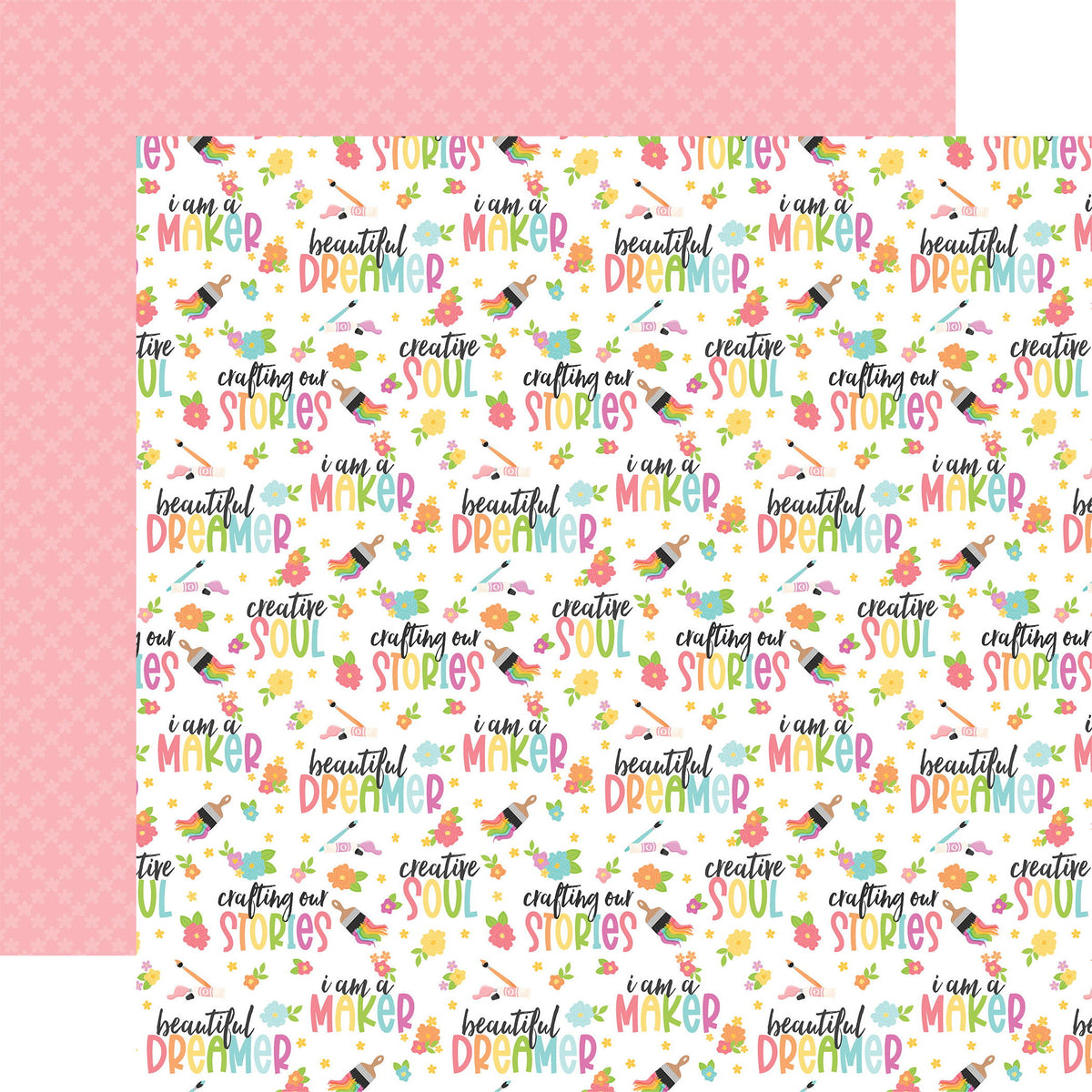 Echo Park Craft Room Creative Soul DS Paper (1 Sheet)