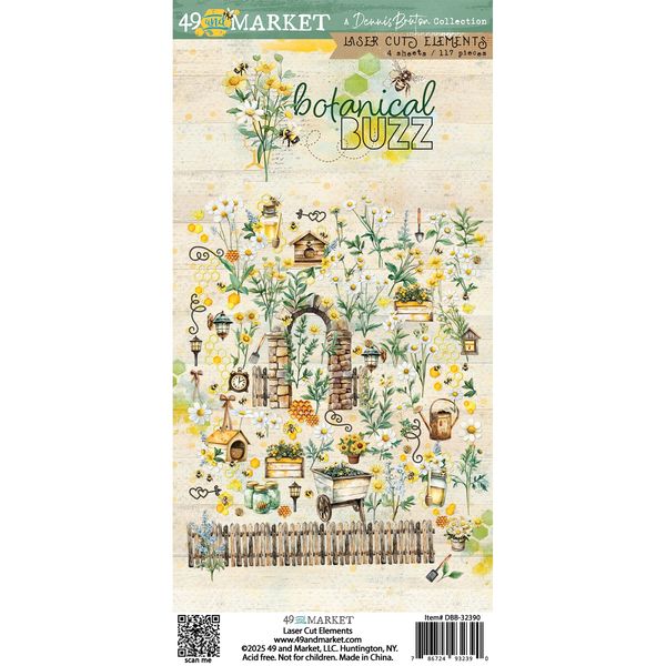 49 and Market Laser Cut Outs-Element, Botanical Buzz