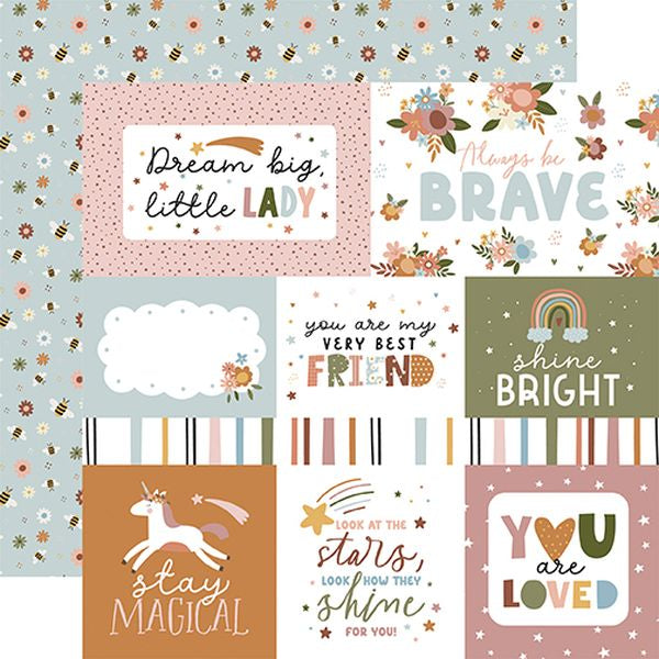 Echo Park Dream Baby Girl: Journaling Cards