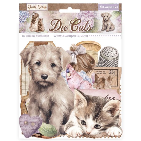Stamperia Quiet Days Assorted Die Cuts