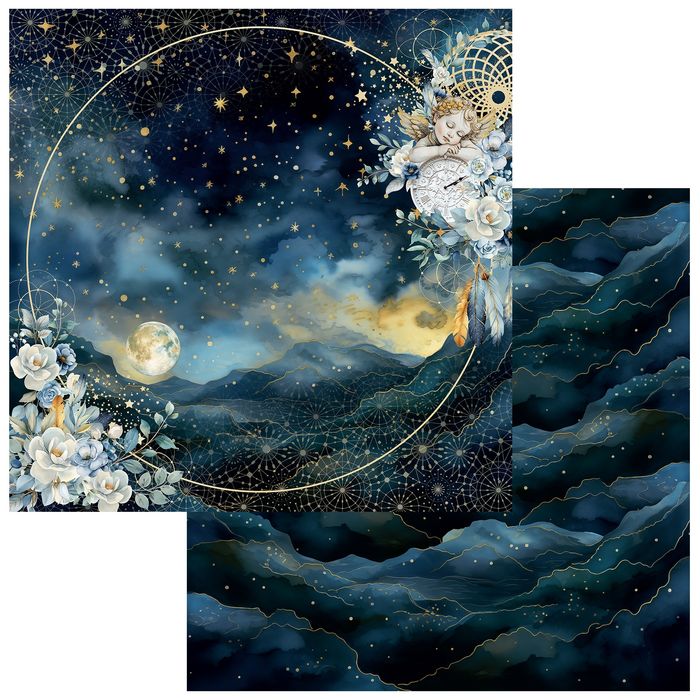 49 and Market Starlight Dreams Double-Sided Cardstock 12"X12"-Fantastical