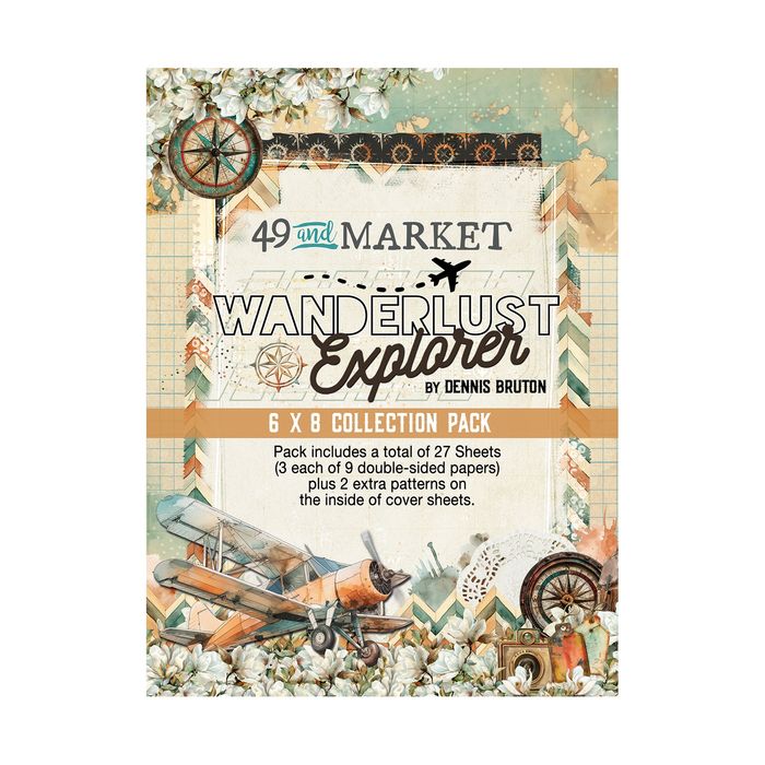 49 and Market Collection Pack 6"X8"-Wanderlust Explorer