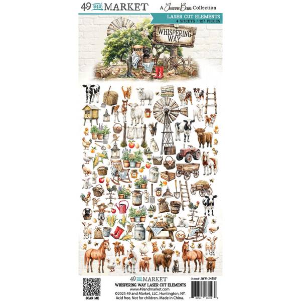 49 and Market Whispering Way Elements Laser Cut Outs