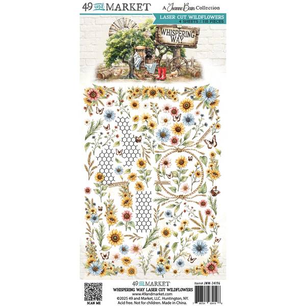 49 and Market Whispering Way Wildflowers Laser Cut Outs