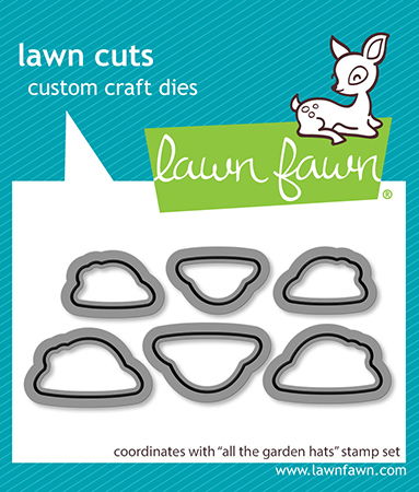 Lawn Fawn All The Garden Hats Lawn Cuts