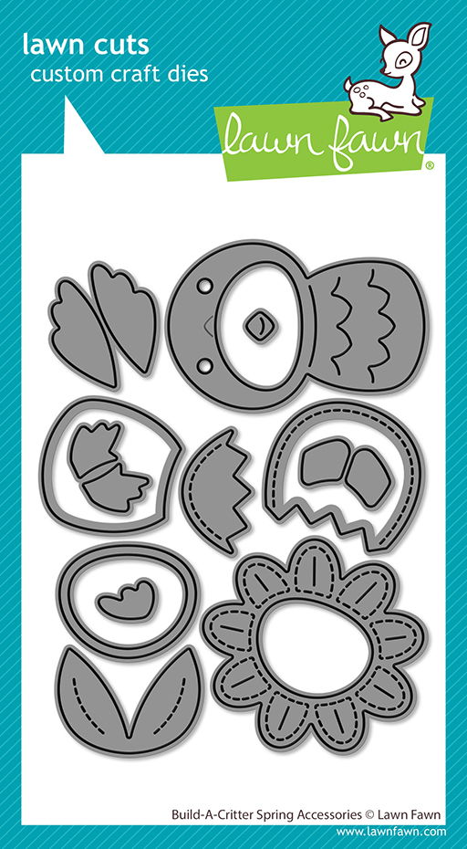 Lawn Fawn Build-A-Critter Spring Accessories Die Set