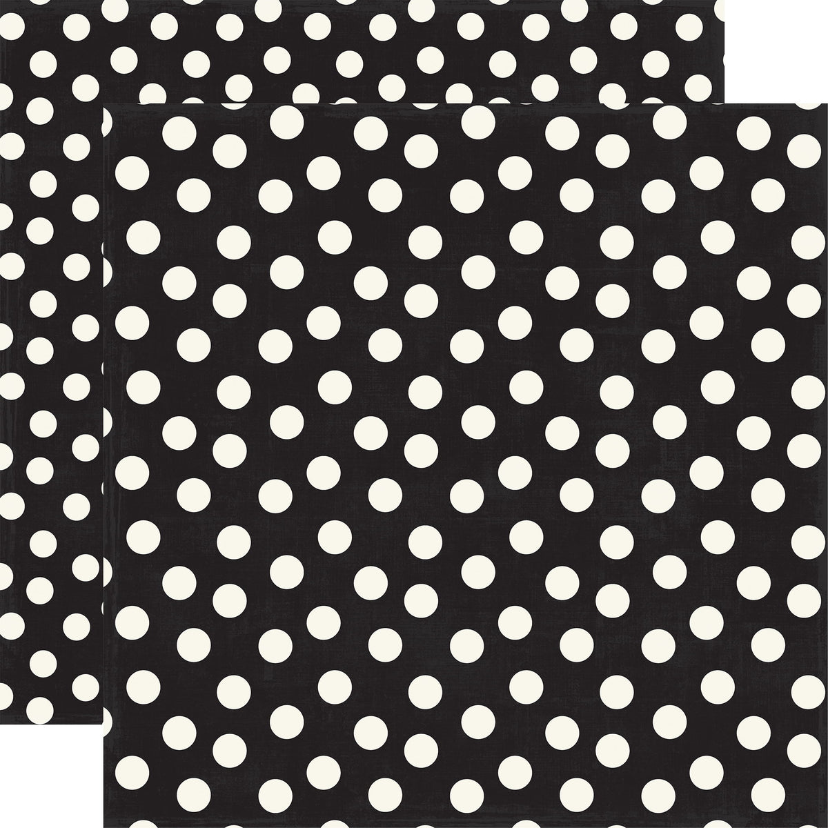 Echo Park Mouse and Me: Black Dot DS Paper (1 Sheet)