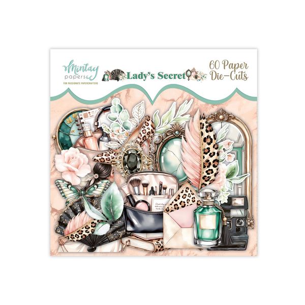 Mintay Lady's Secret Paper Die-Cuts, 60 pcs