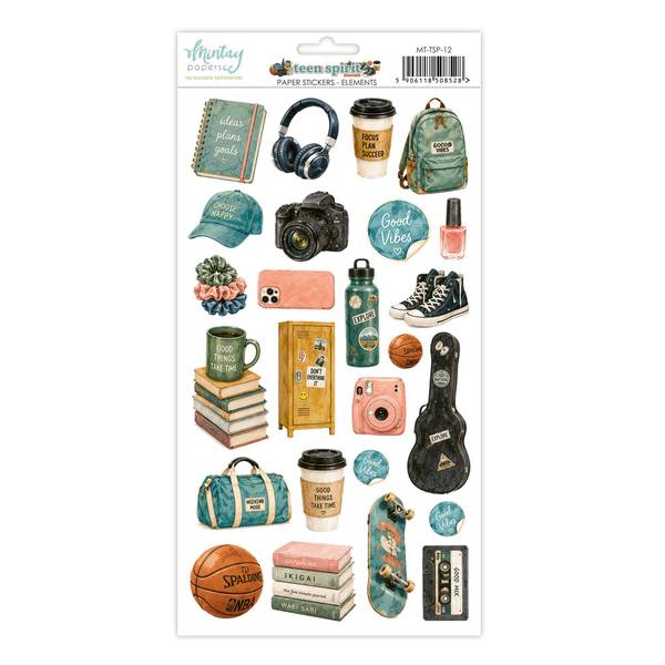 Mintay Teen Spirit Elements 6 x 12 Paper Stickers