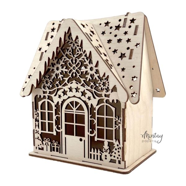 Mintay Christmas House Woodies