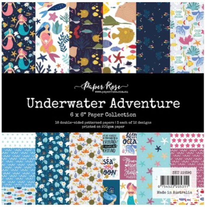 Paper Rose - Underwater Adventure 6x6 Paper Collection