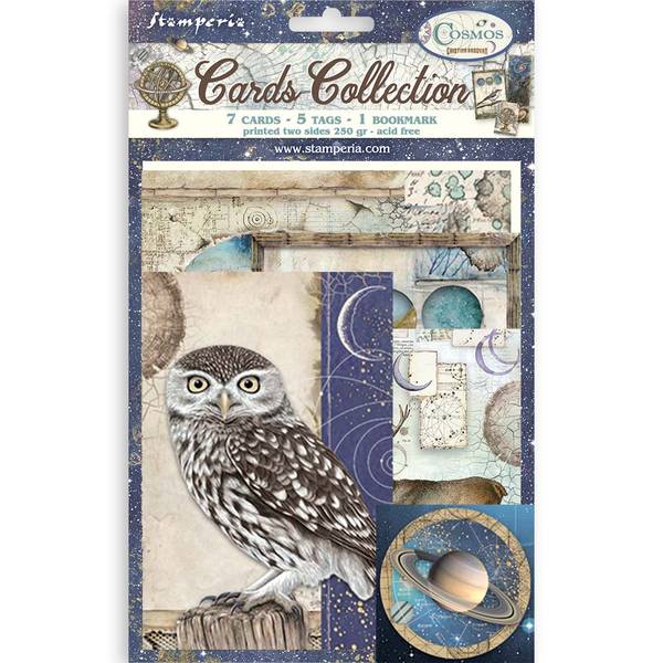 Stamperia Cosmos Cards Collection