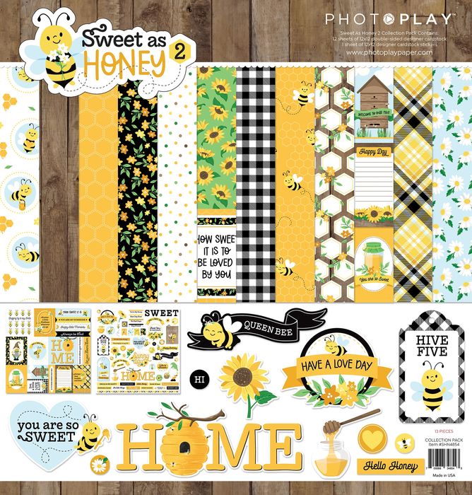 PhotoPlay Collection Pack 12"X12"-Sweet As Honey 2