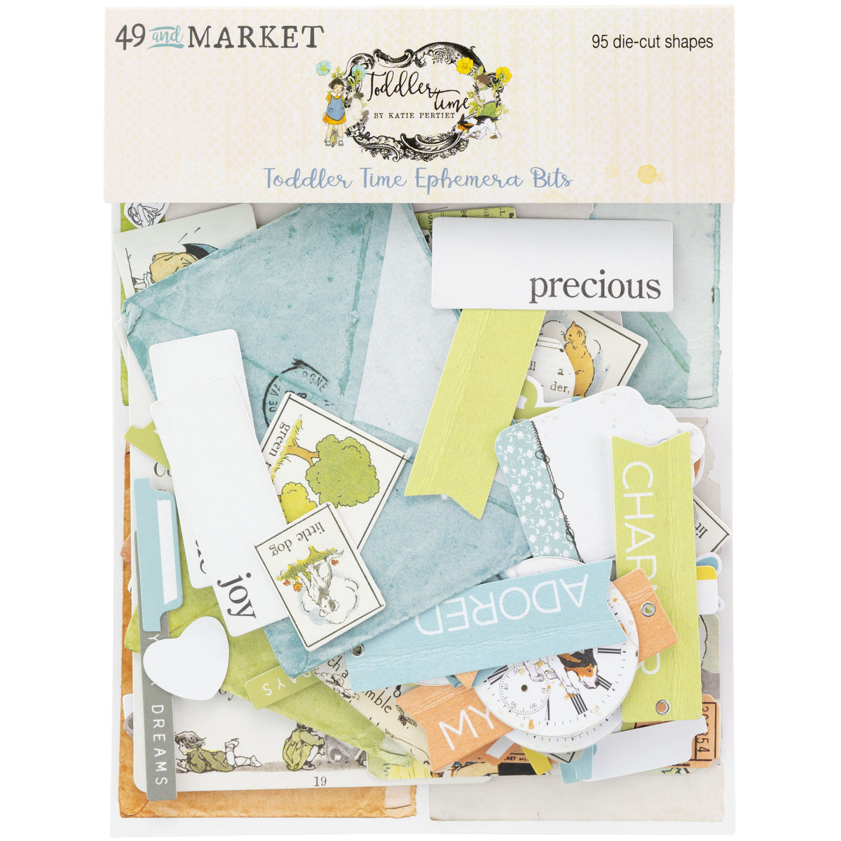 49 and Market Ephemera Bits-Toddler Time