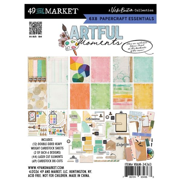 49 and Market Collection Pack 6"X8"-Artful Moments