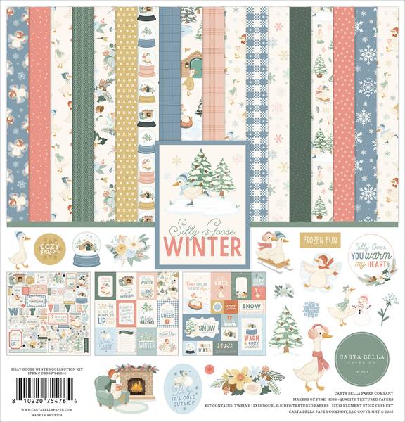 Carta Bella Silly Goose Winter