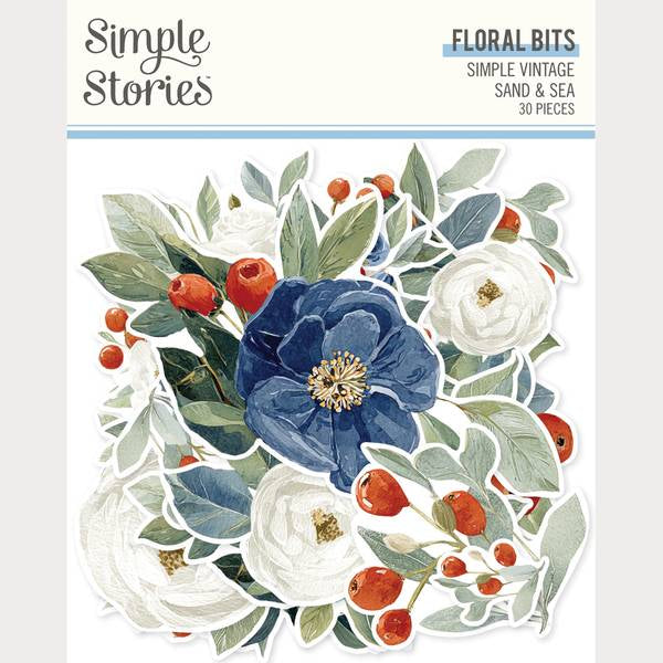 Simple Stories Simple Vintage Sand & Sea Floral Bits & Pieces