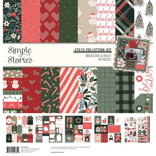 Simple Stories Mistletoe & Holly Collection Kit