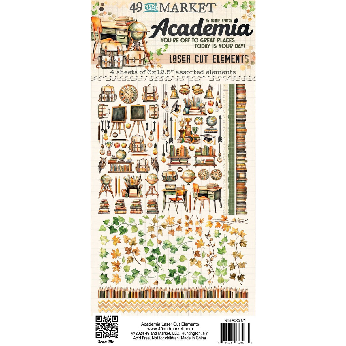 49 and Market Academia Laser Cut Outs-Elements