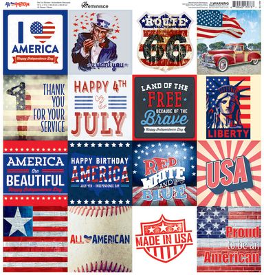 Reminisce All American  Stickers