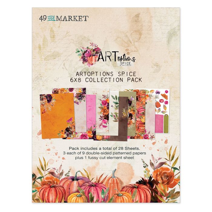 49 and Market ARToptions Spice 6"X8" Collection Pack