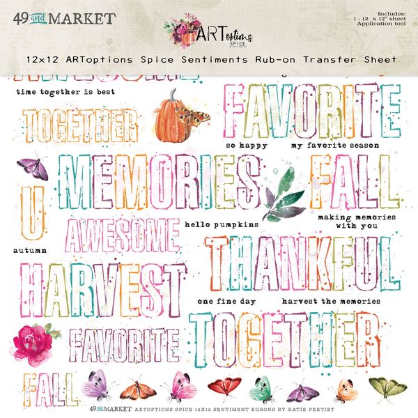 49 and Market ARToptions Spice Sentiment 12X12