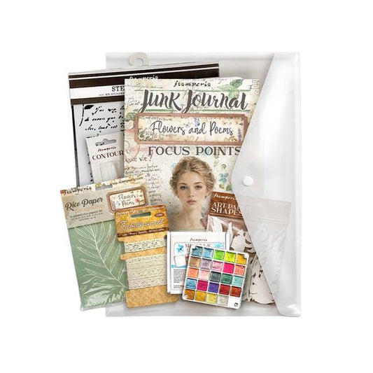 Stamperia Flowers and Poems Art Journaling Selection