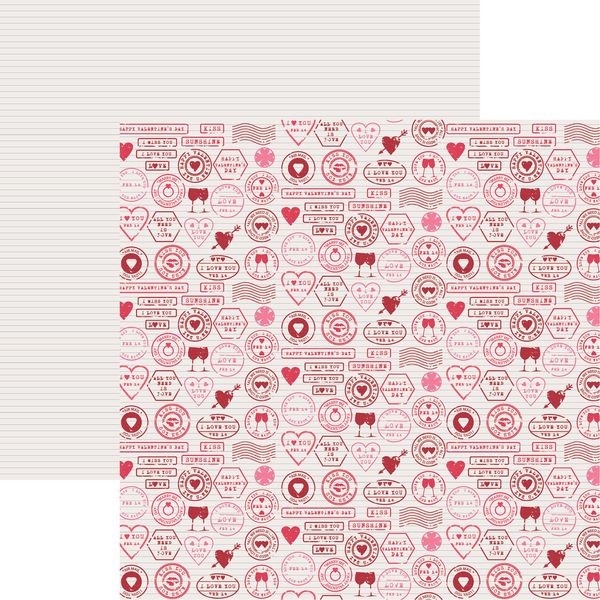 Reminisce Be My Valentine:  Be My Valentine DS Paper (1 Sheet)