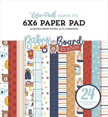 Echo Park Baby On Board - Boy 6x6 Paper Pad
