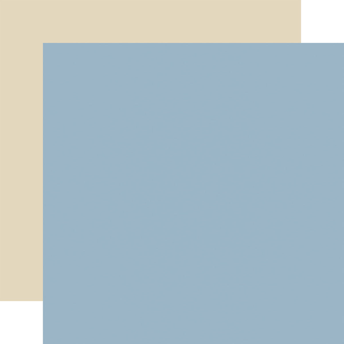 Carta Bella Americana Summer: Lt. Blue / Tan 12x12 Coordinating Solid Paper