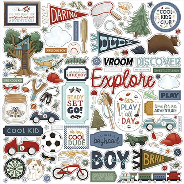 Carta Bella That's My Boy Element Sticker