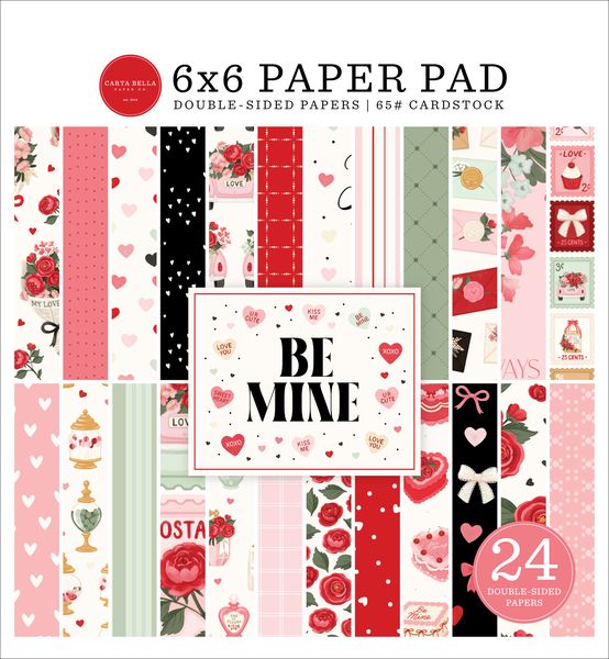 Carta Bella Be Mine 6x6 Paper Pad