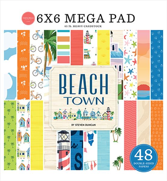 Carta Bella  Beach Town Cardmakers 6X6 Mega Pad