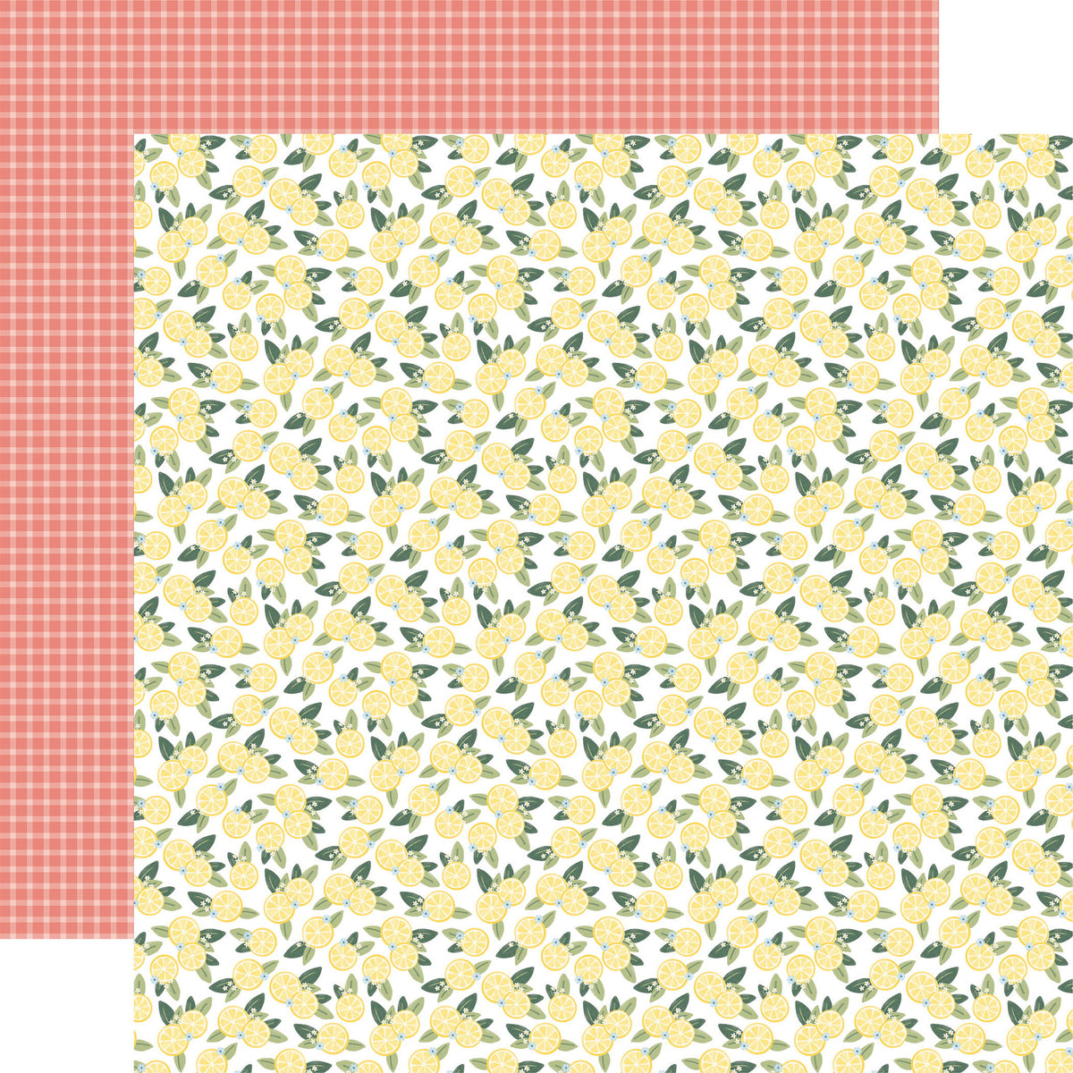 Carta Bella Lemonade: Let's Make Lemonade 12x12 Patterned Paper