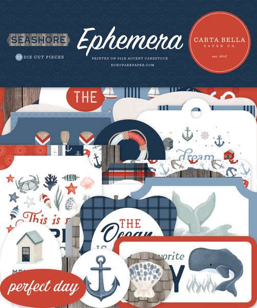 Carta Bella Seashore Ephemera